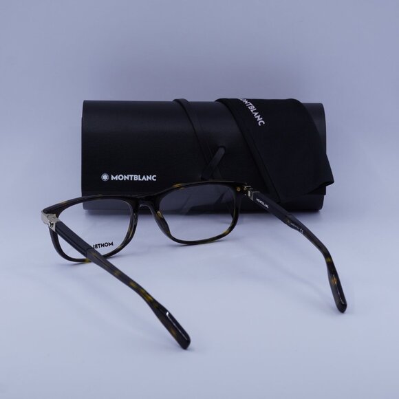 Montblanc MB0036O 003 Rectangle Eyeglasses 54mm – Havana - Picture 5 of 10